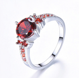 Birthstone Crystal Rings