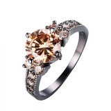 Birthstone Crystal Rings