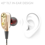 2x - XD200 Multi Driver Deep Bass Noise Isolating Professional Earbuds