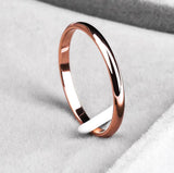 Rose Gold Wedding Band